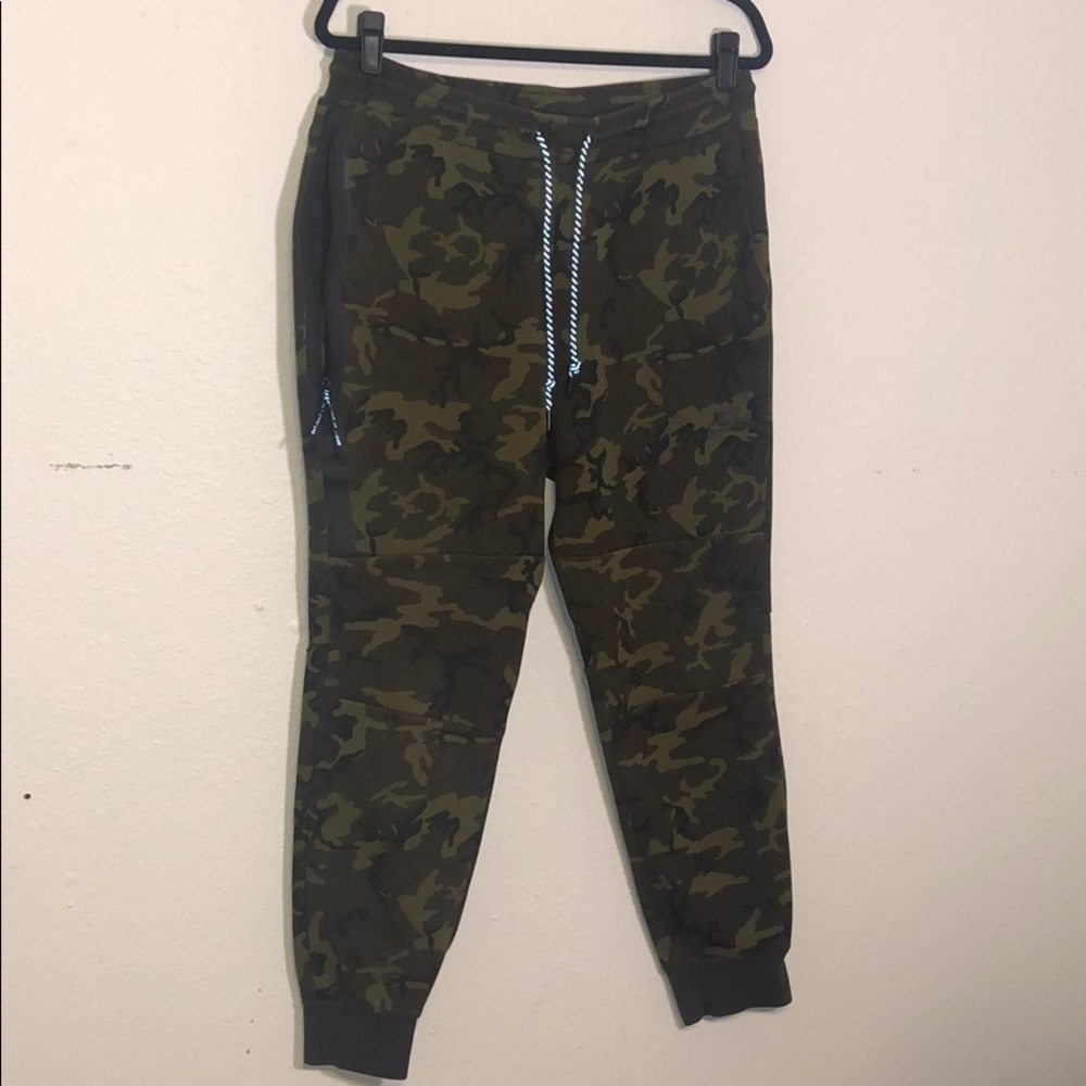 Nike long zipper sweat pant joggers